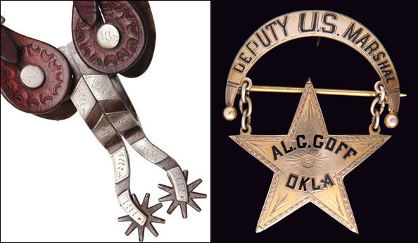 photo of spur and badge