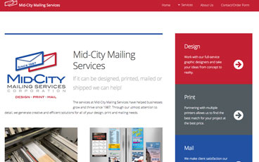 Mid-City Mailing Services Website