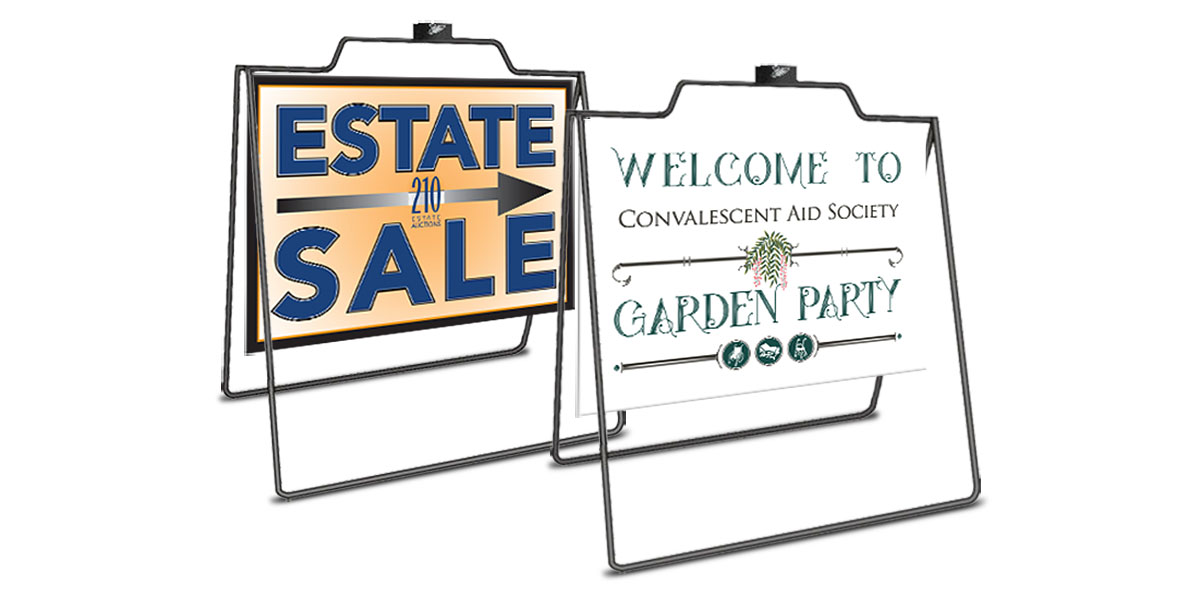 Metal Sidewalk Signs